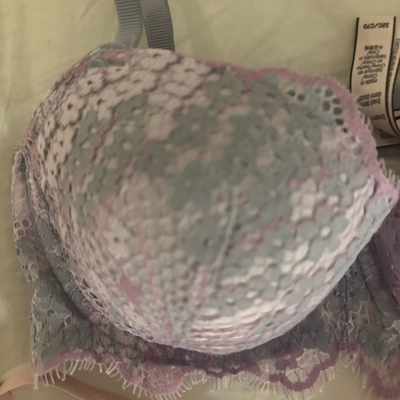 *3 for 20* Victoria’s Secret Lace Bras in Orange & Purple, Size 32C, - Picture 4 of 10